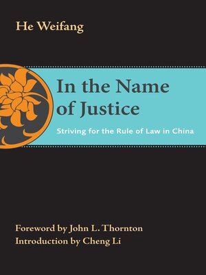 cover image of In the Name of Justice